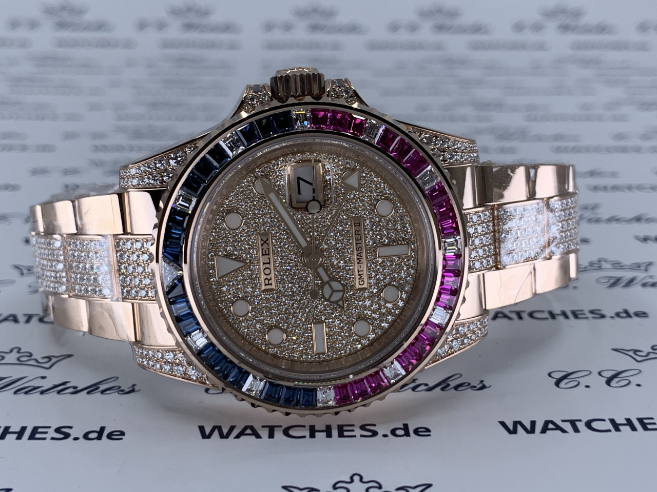 Rolex ruby bezel top